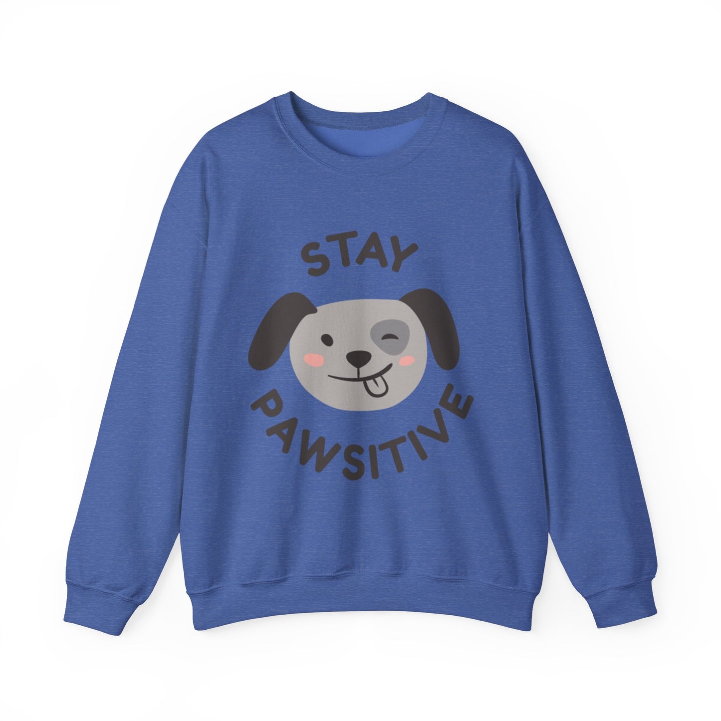 Stay Pawsitive - Crewneck Sweatshirt