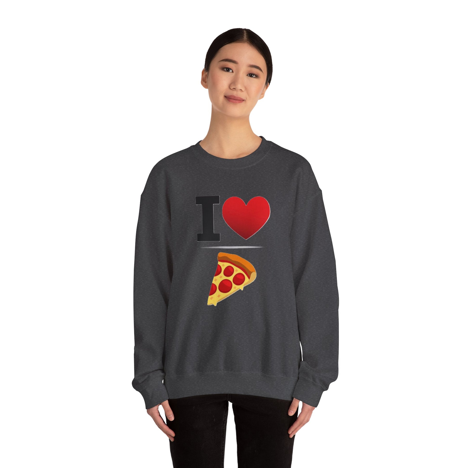 I Heart Pizza - Crewneck Sweatshirt - Better Mode