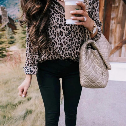 Leopard Print Blouse