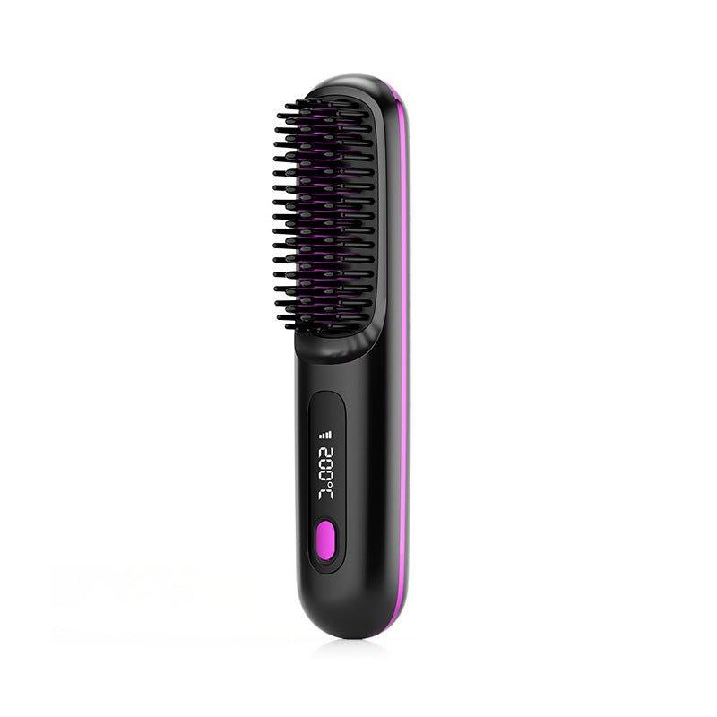 2 In 1 Wireless Hair Straightener Brush - Better Mode