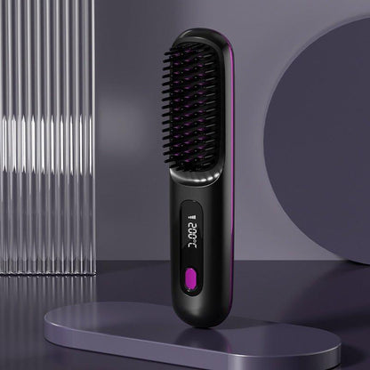 2 In 1 Wireless Hair Straightener Brush - Better Mode