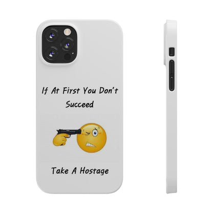 Hostage (White) - Slim Phone Cases - Better Mode