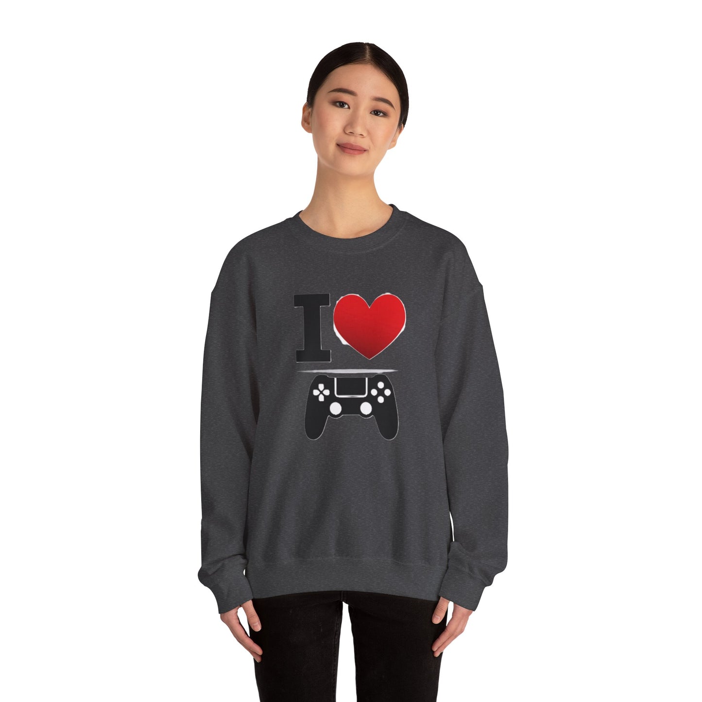 I Heart Gaming - Crewneck Sweatshirt - Better Mode