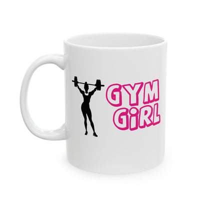 Gym Girl Ceramic Mug