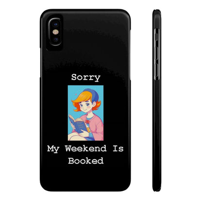 Booked 1 (Black) - Slim Phone Cases - Better Mode