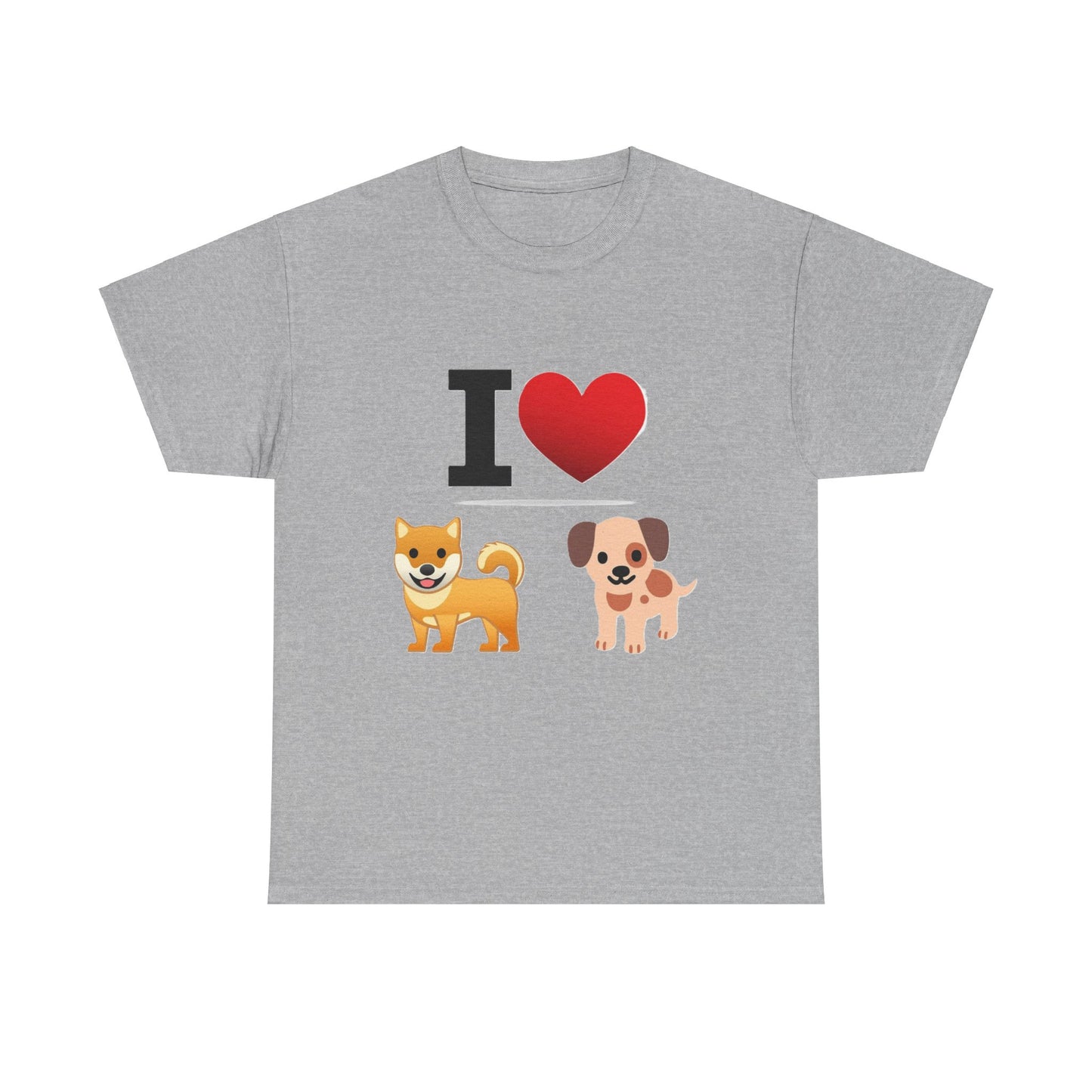 I Heart Dogs - Unisex Heavy Cotton T-Shirt - Better Mode