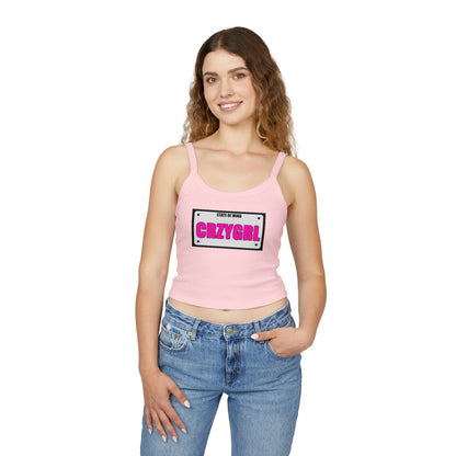 CRZYGIRL - Women's Spaghetti Strap Tank Top