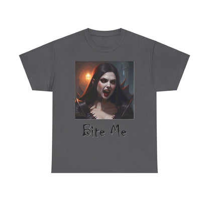 Halloween - Bite Me - Unisex Heavy Cotton T-Shirt