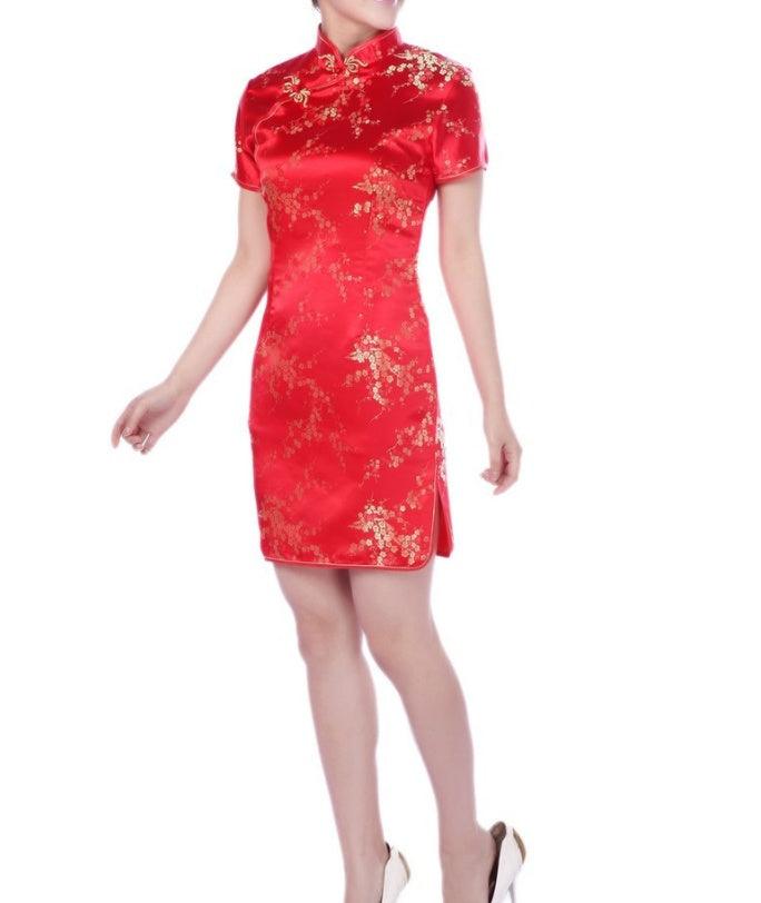 Women's Evening Dress - Plum Blossom - Better Mode