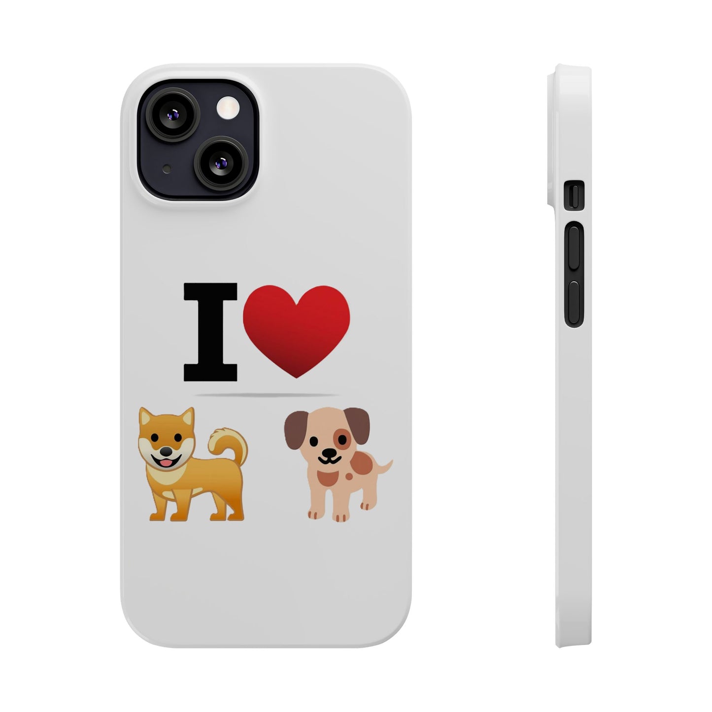 I Heart Dogs - Slim Phone Cases