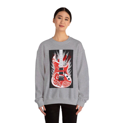 Rock Collection Guitar - Unisex Heavy Blend™ Crewneck Sweatshirt