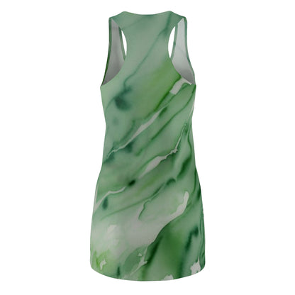 Green Marble Racerback Dress