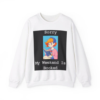 Weekend Booked 1 - Unisex Heavy Blend™ Crewneck Sweatshirt