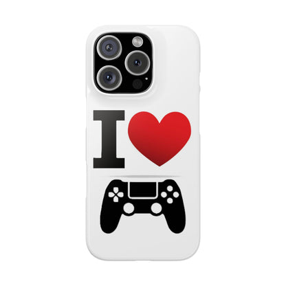 I Heart Gaming - Slim Phone Cases