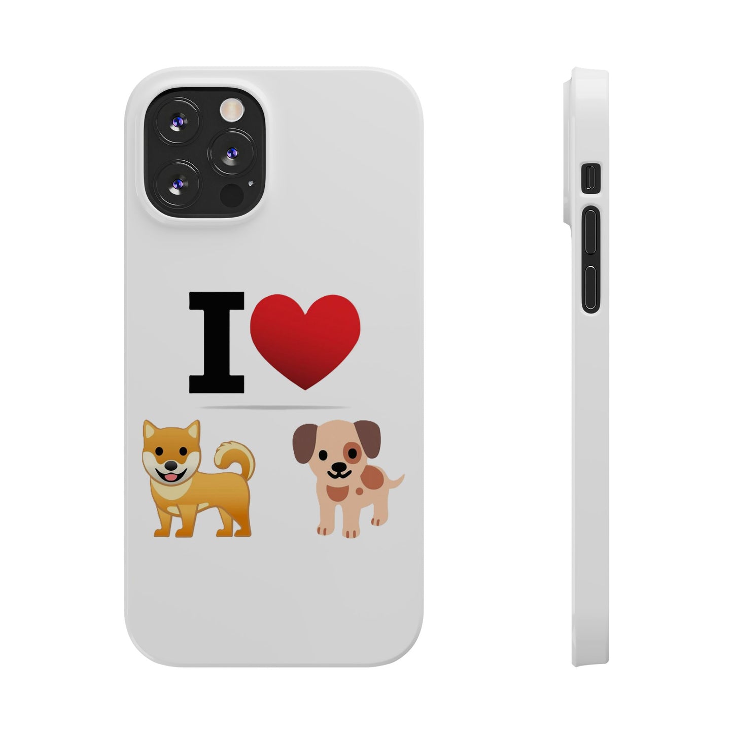 I Heart Dogs - Slim Phone Cases