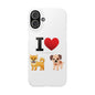 I Heart Dogs - Slim Phone Cases