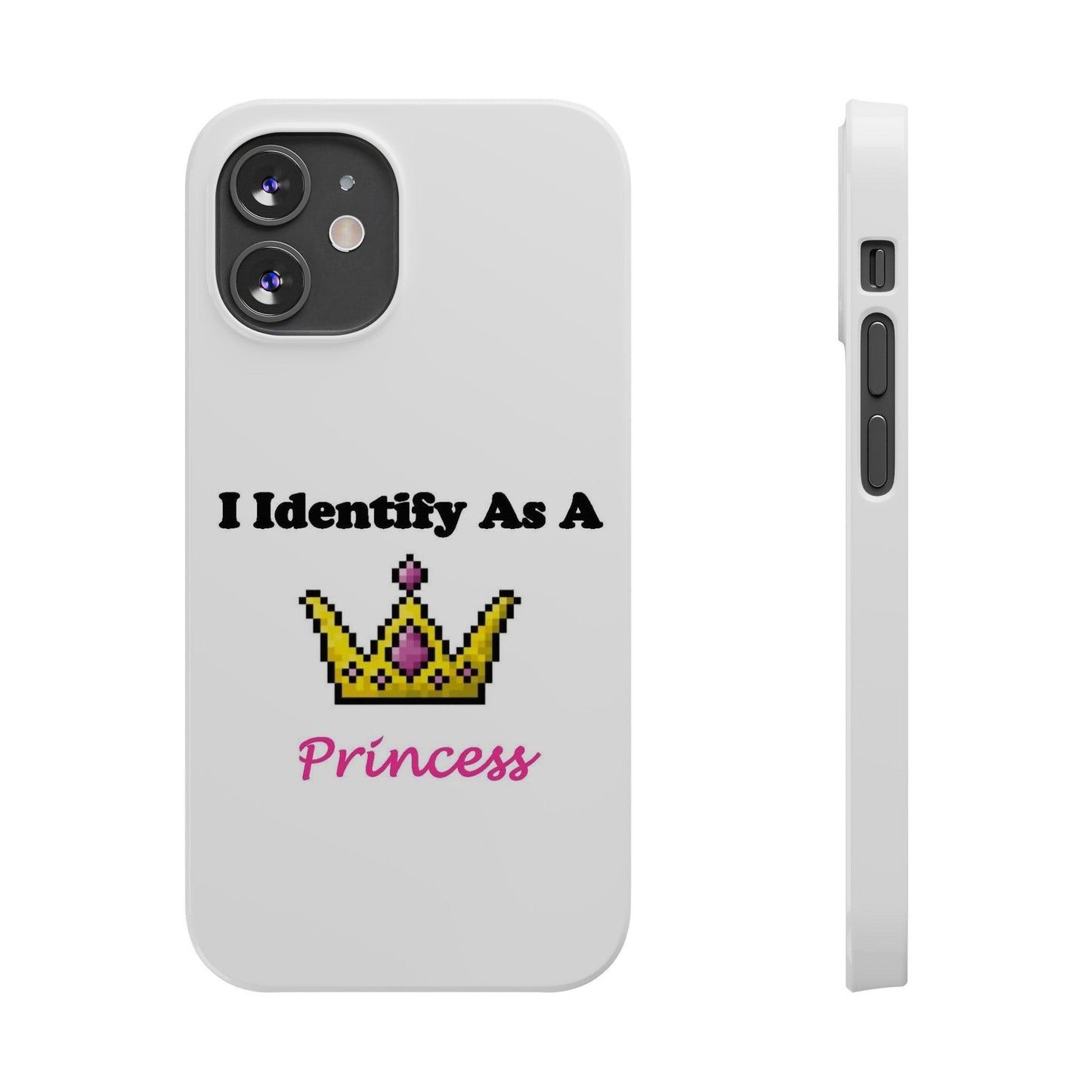 ID Princess (White) - Slim Phone Cases - Better Mode