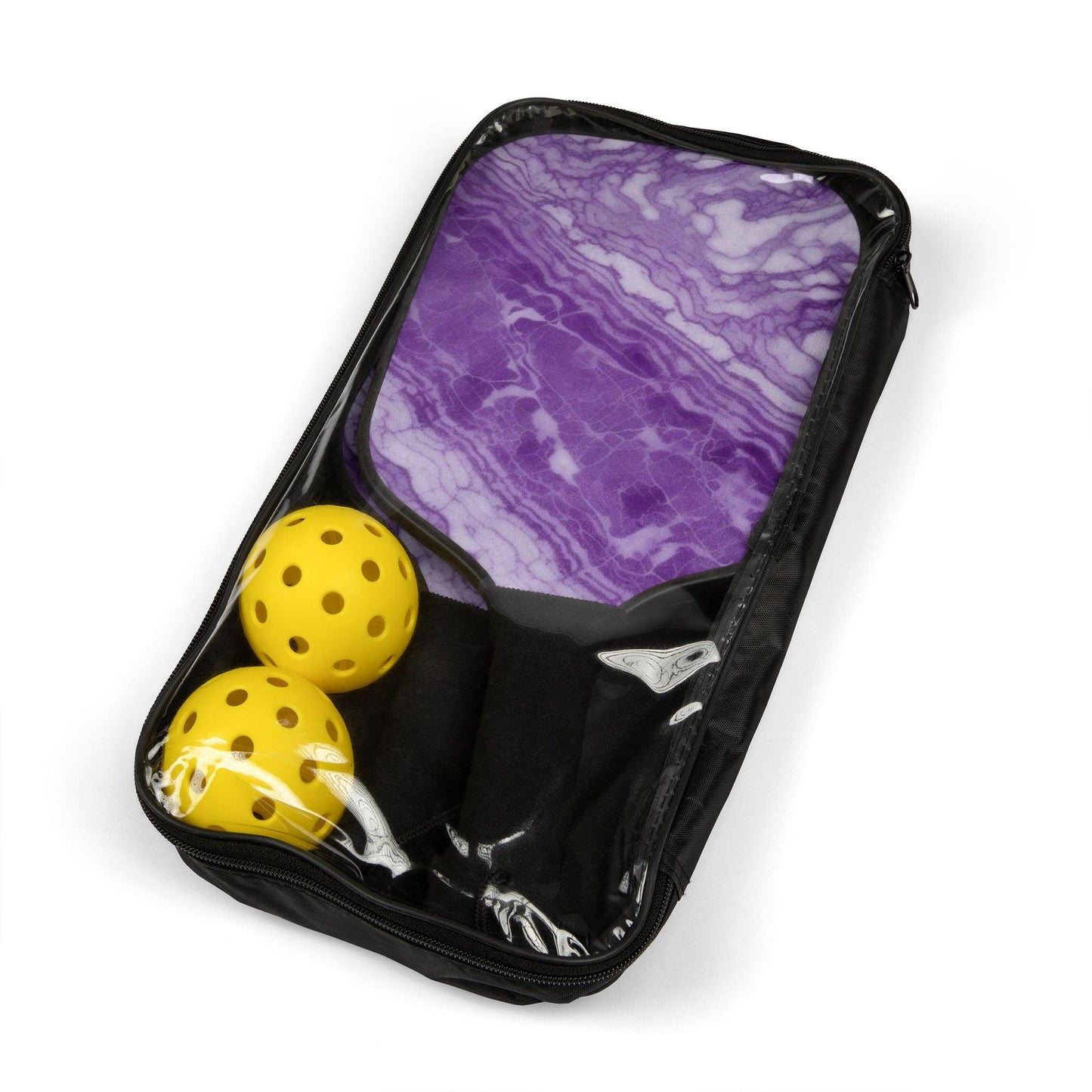 Purple Marble Pattern - Pickleball Kit