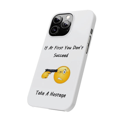 Hostage (White) - Slim Phone Cases - Better Mode