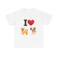 I Heart Dogs - Unisex Heavy Cotton T-Shirt - Better Mode