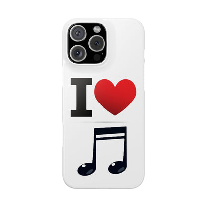 I Heart Music - Slim Phone Cases