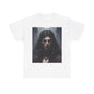 Vampire 1 (White / Black) - Unisex Heavy Cotton Tee - Better Mode