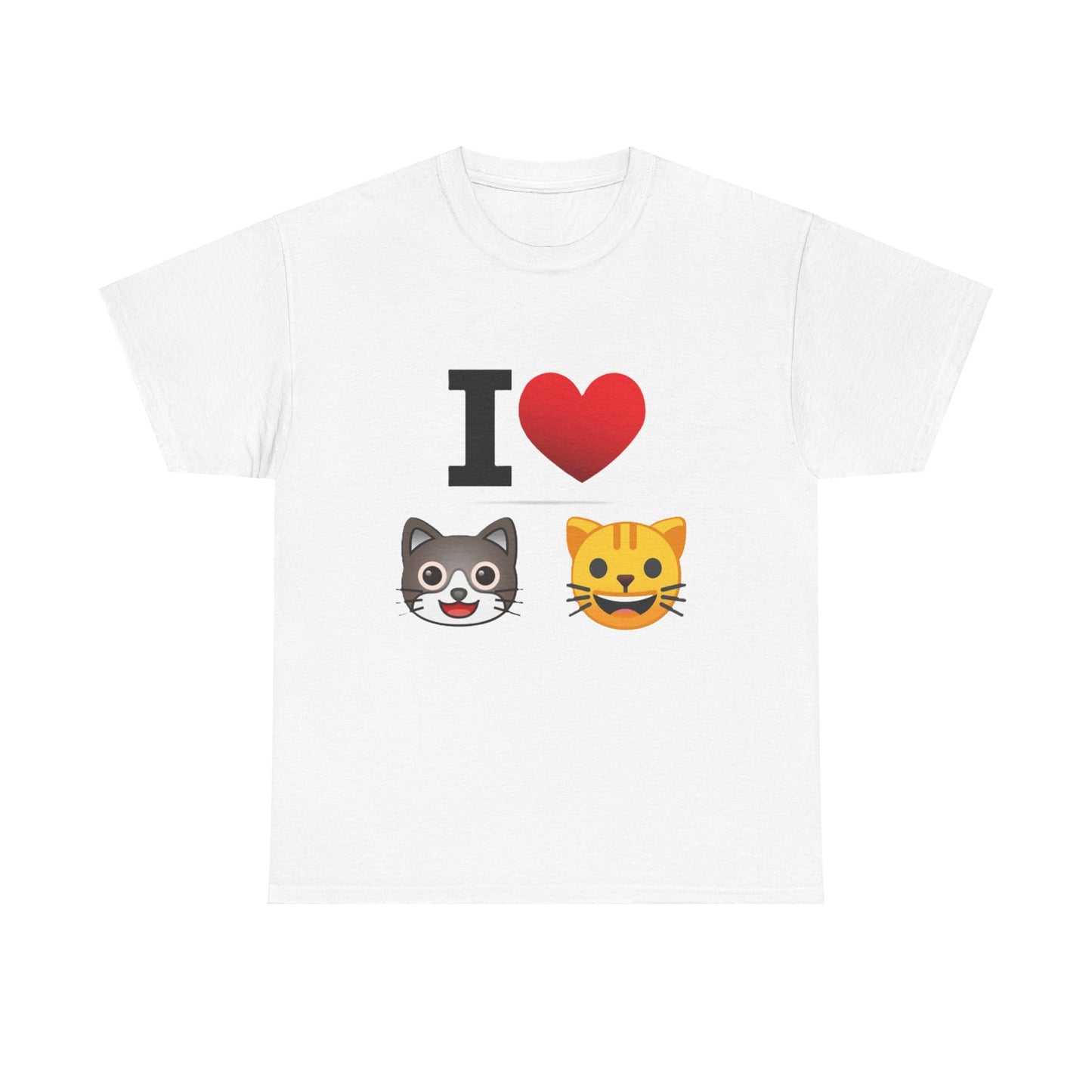 I Heart Cats - Unisex Heavy Cotton T-Shirt - Better Mode