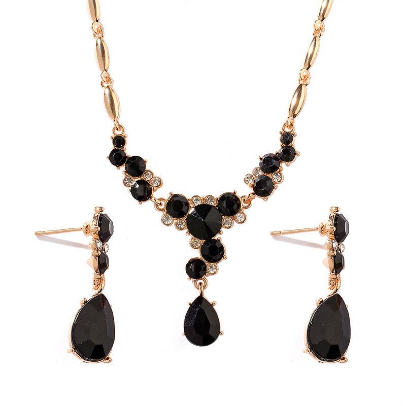 Crystal Necklace Jewelry Set