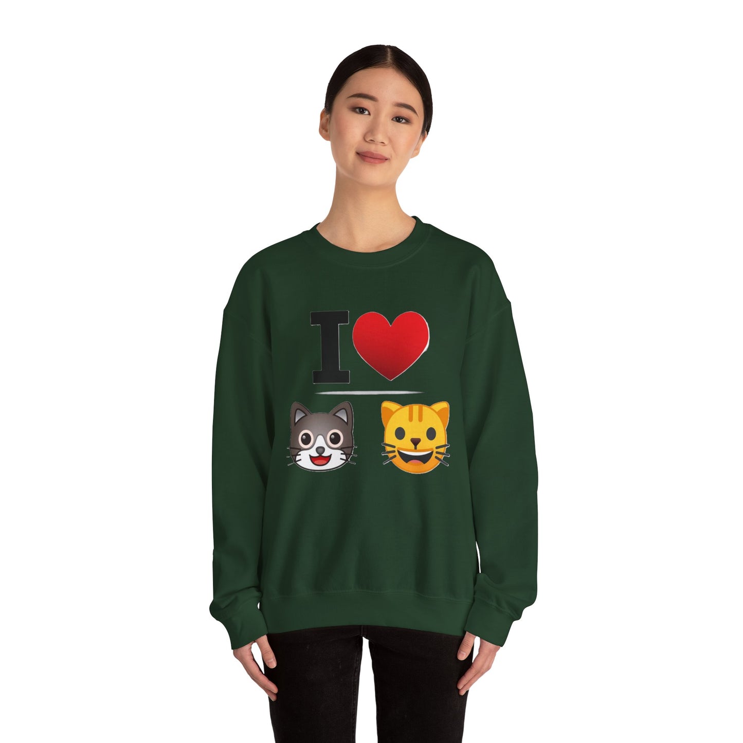 I Heart Cats - Crewneck Sweatshirt - Better Mode