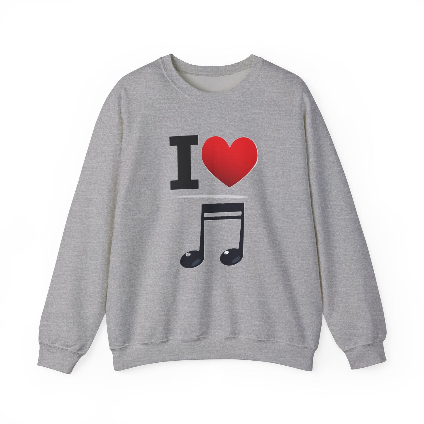 I Heart Music - Crewneck Sweatshirt