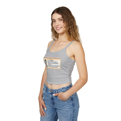 Women's Tank Top -  Drivers License Design