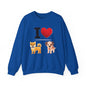 I Heart Dogs - Crewneck Sweatshirt