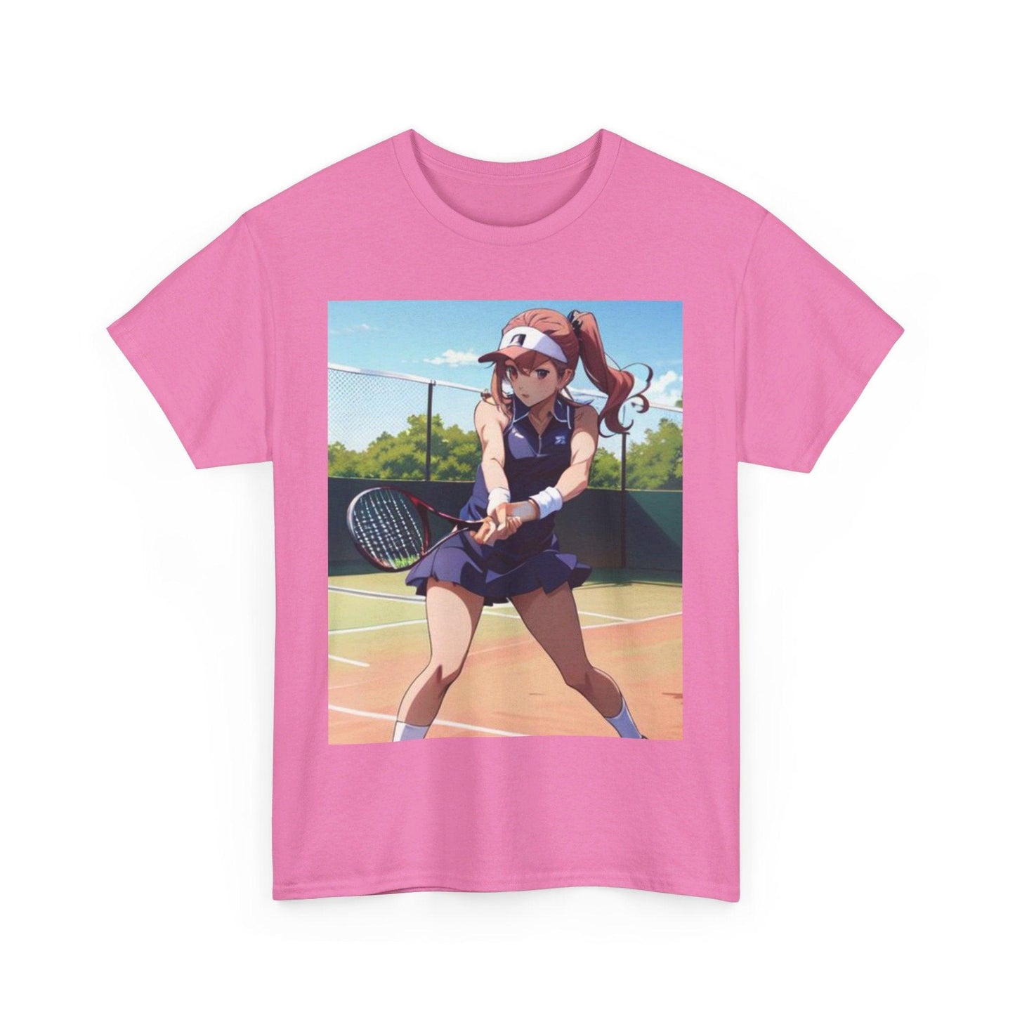 Anime Tennis 7 - Unisex Heavy Cotton T-Shirt