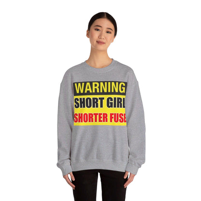 Short Girl Shorter Fuse - Unisex Heavy Blend™ Crewneck Sweatshirt