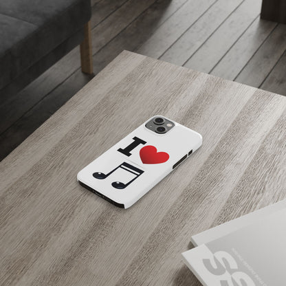 I Heart Music - Slim Phone Cases