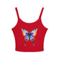 Butterfly - Women's Spaghetti Strap Tank Top