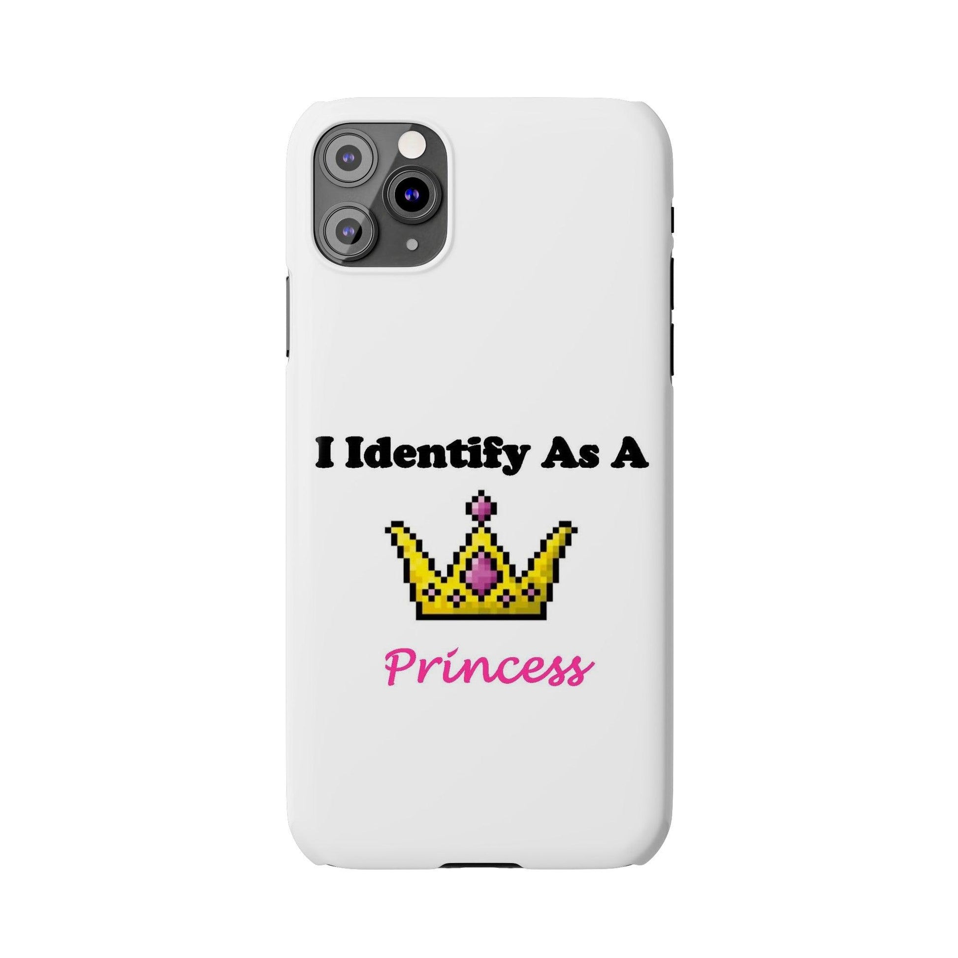 ID Princess (White) - Slim Phone Cases - Better Mode