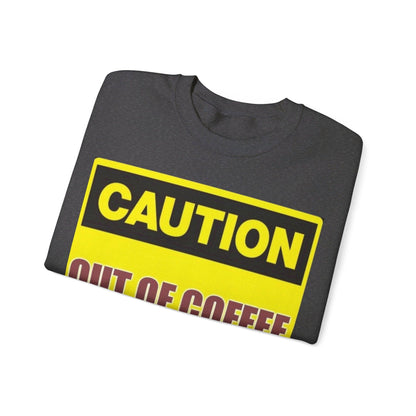 Caution Coffee - Unisex Heavy Blend™ Crewneck Sweatshirt