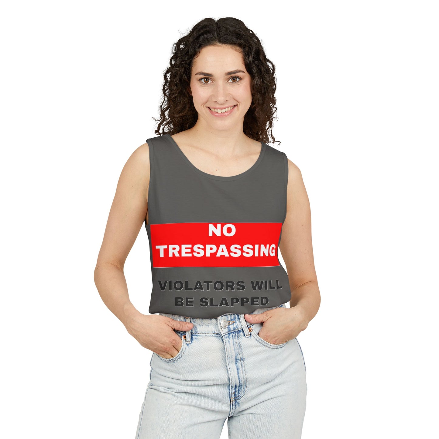 No Trespassing Tank Top