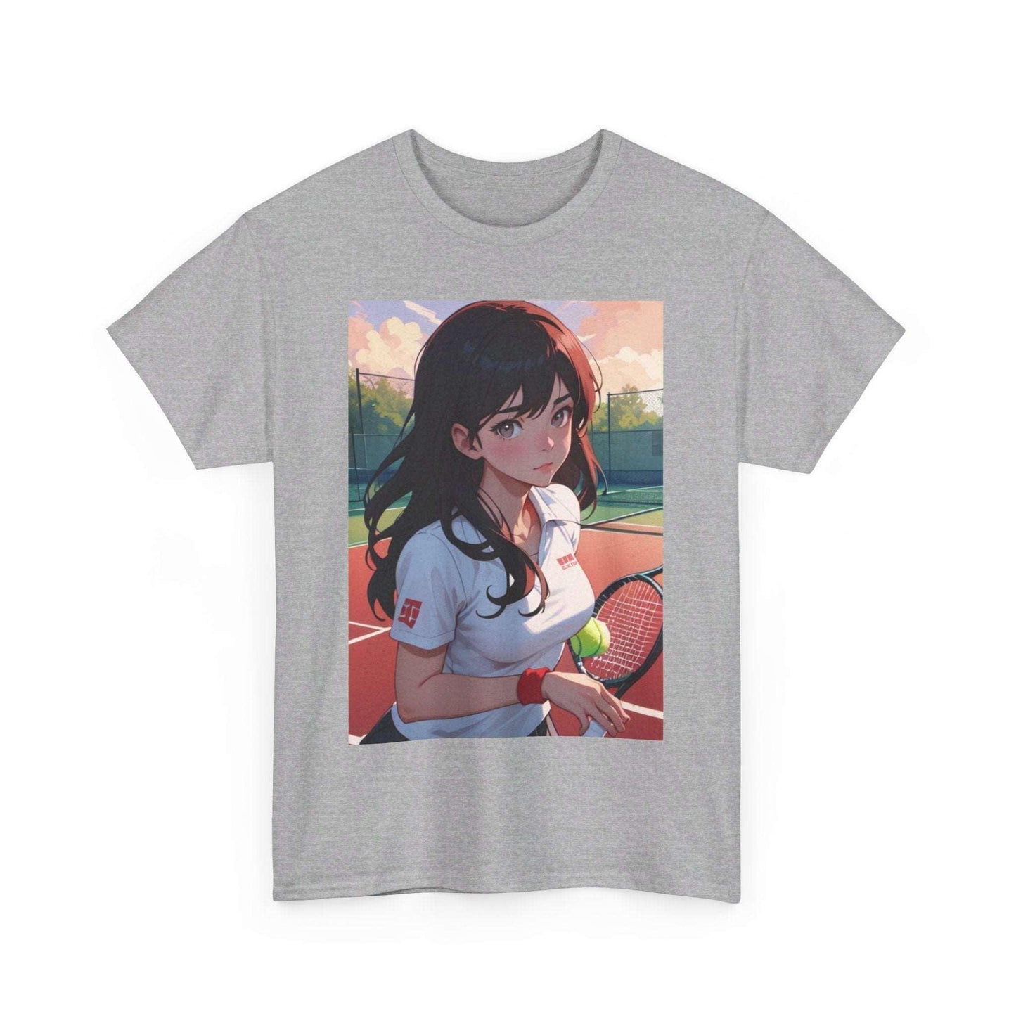 Anime Tennis 5 - Unisex Heavy Cotton T-Shirt