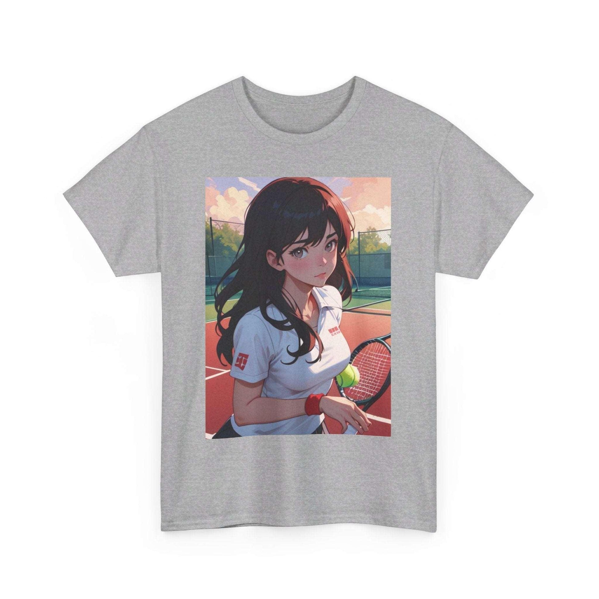 Anime Tennis 5 - Unisex Heavy Cotton T-Shirt