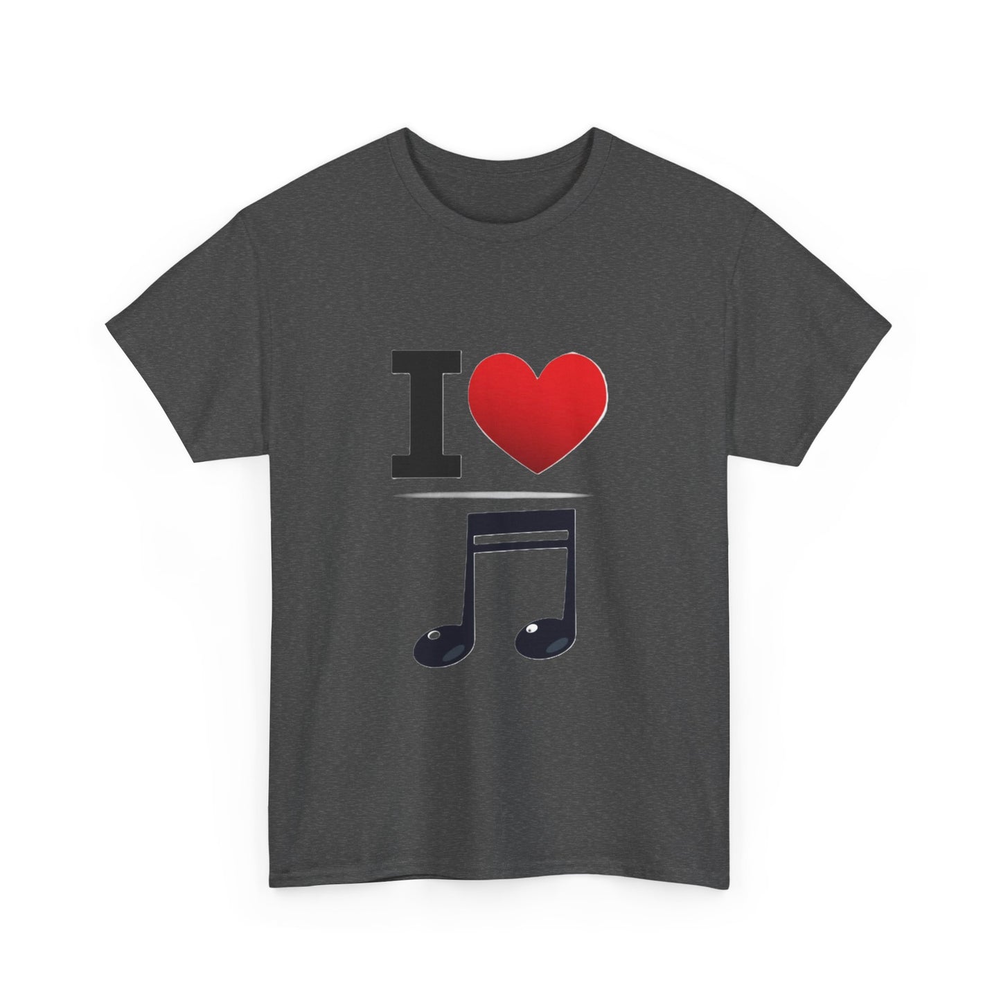 I Heart Music - Unisex Heavy Cotton T-Shirt - Better Mode