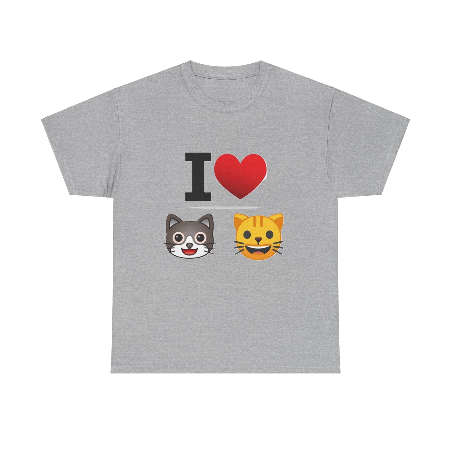 I Heart Cats - Unisex Heavy Cotton T-Shirt - Better Mode