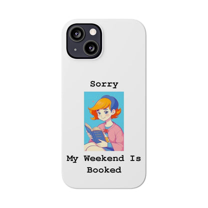 Booked 1 (White) - Slim Phone Cases - Better Mode