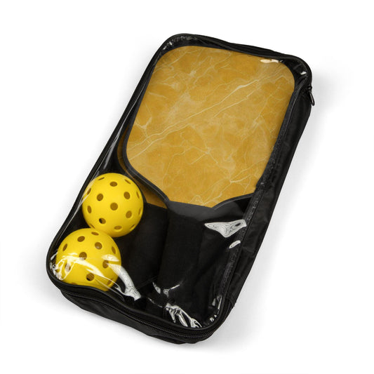 Yellow Marble Pattern - Pickleball Kit