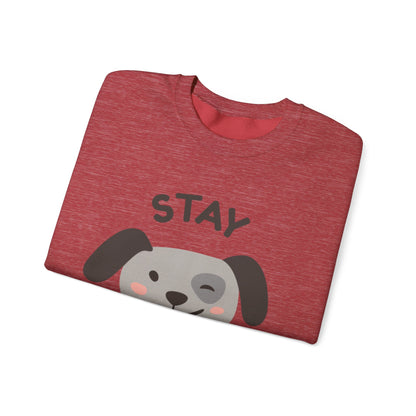 Stay Pawsitive - Crewneck Sweatshirt