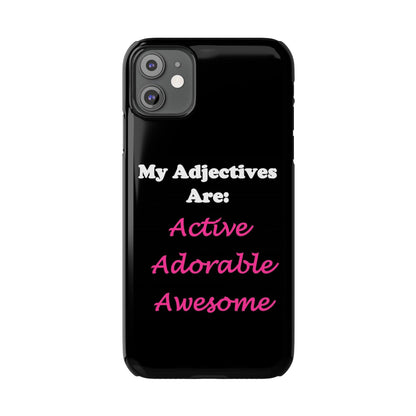 Active (Black) - Slim Phone Cases - Better Mode