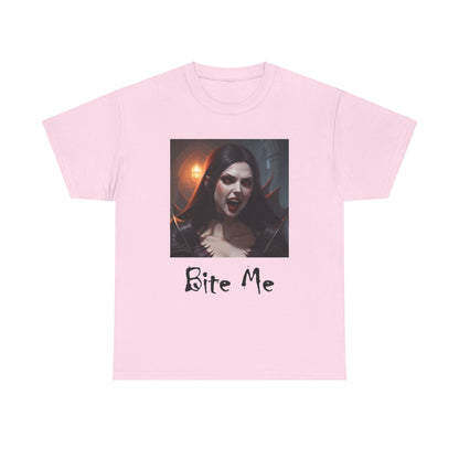 Halloween - Bite Me - Unisex Heavy Cotton T-Shirt