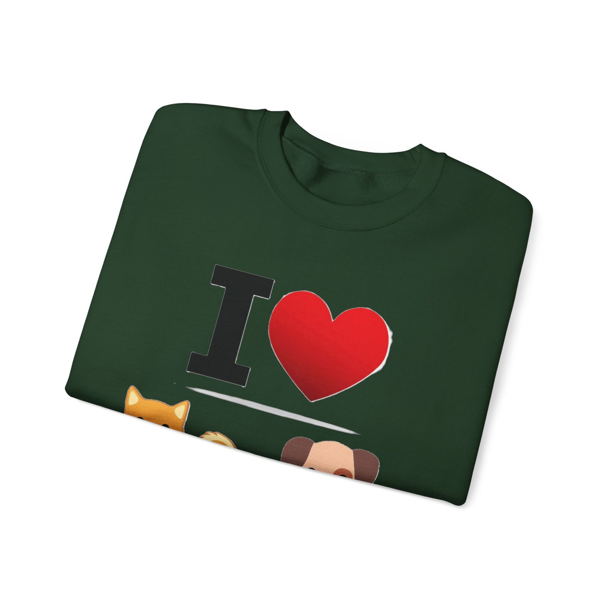 I Heart Dogs - Crewneck Sweatshirt - Better Mode