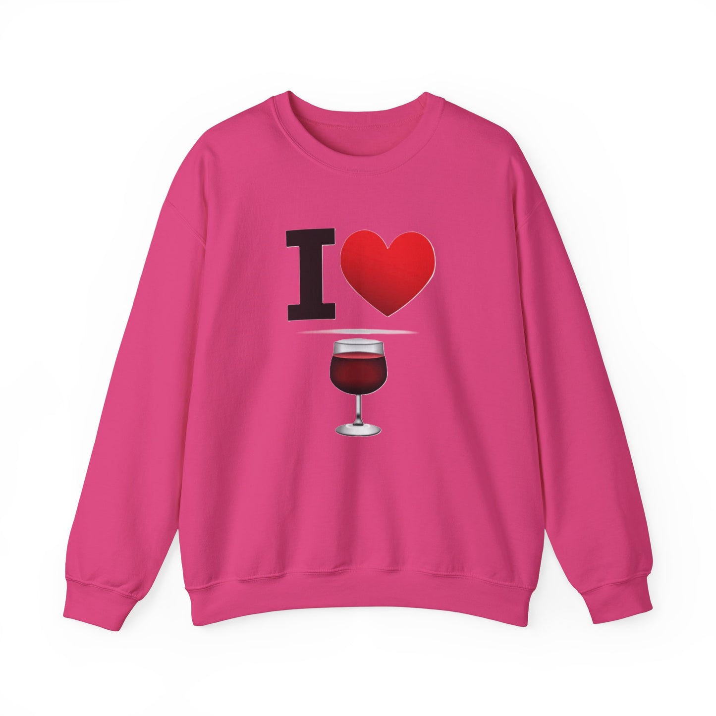 I Heart Wine - Crewneck Sweatshirt - Better Mode